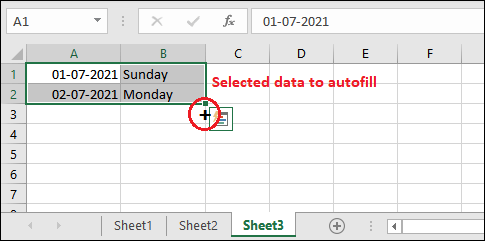 Autofill in Excel