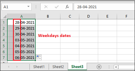 Autofill in Excel