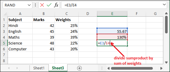 Calculate Average Weighted In Excel | Easy Excel Tips | Excel Tutorial ...