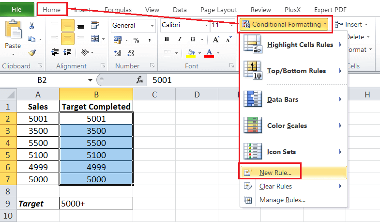 Check Mark In Excel 