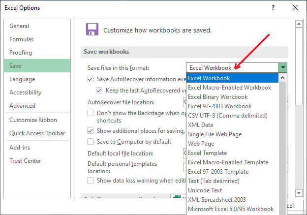 Compatibility mode in Excel