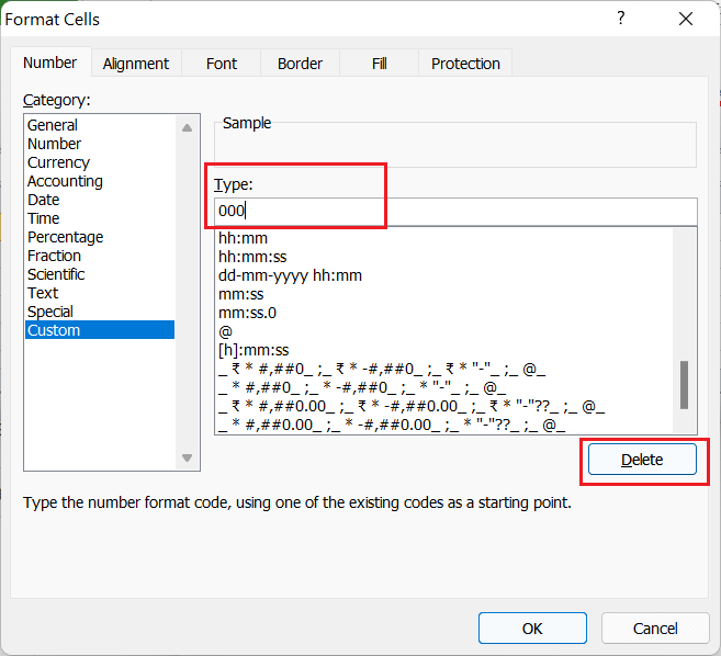 Custom Number Format in Excel