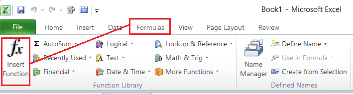 Excel Creating Formulas