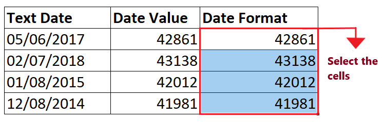 Excel DATEVALUE Function