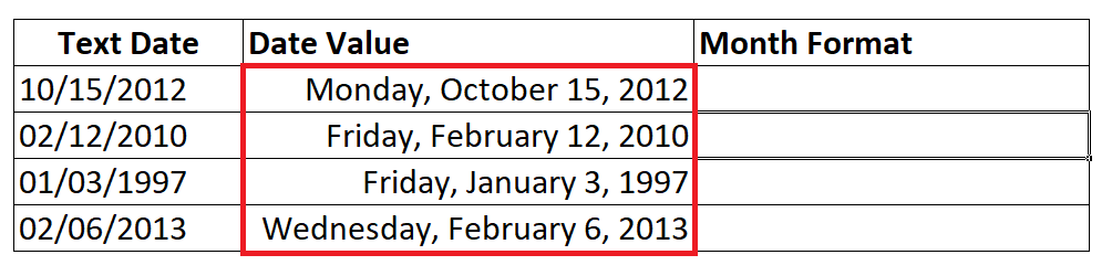 Excel DATEVALUE Function