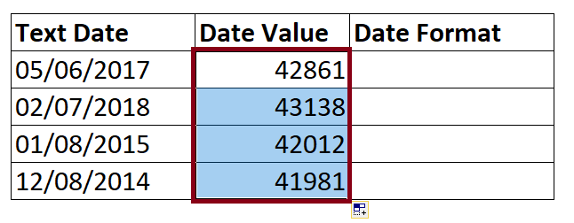 Excel DATEVALUE Function