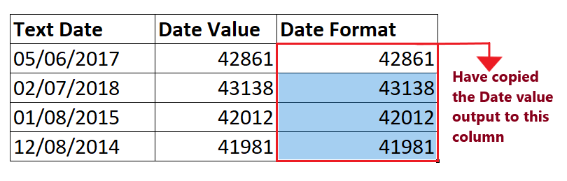 Excel DATEVALUE Function