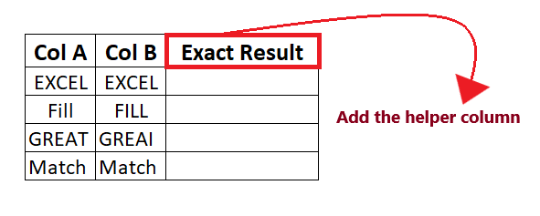 Excel Exact Function