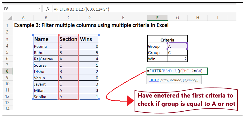 Excel Filter Function Easy Excel Tips Excel Tutorial Free Excel 