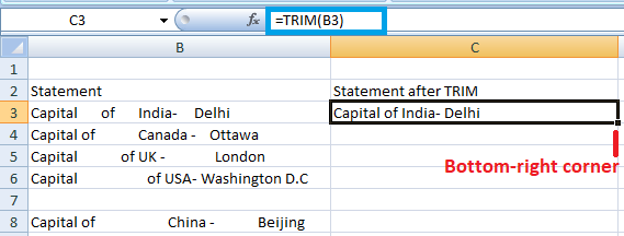 Excel formula