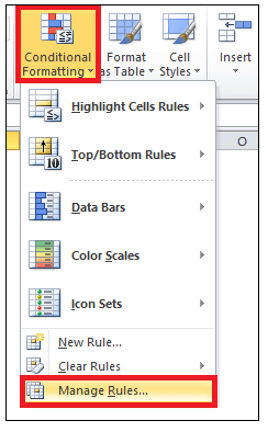 Excel Rules Manager