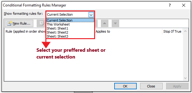 Excel Rules Manager