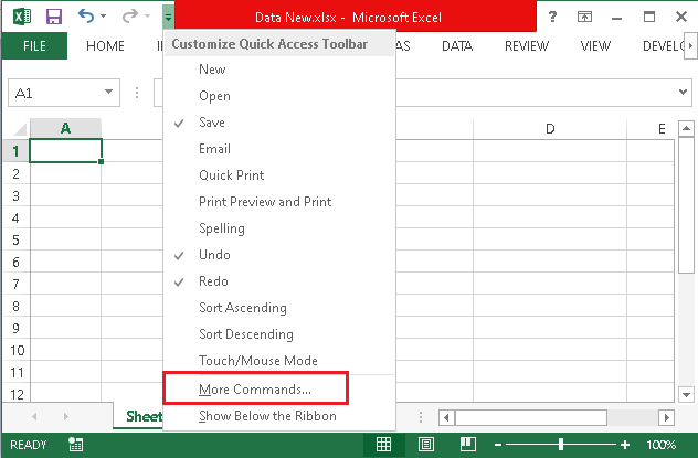 Excel Save As Shortcut