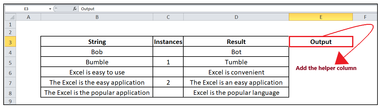 Excel SUBSTITUTE Function