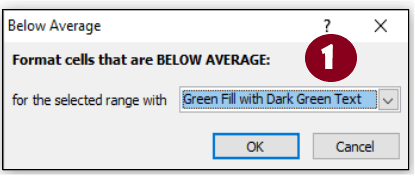 Excel Top/Bottom Rules