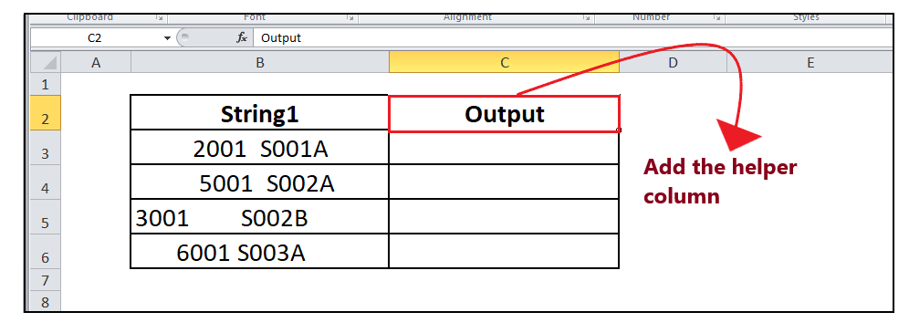 Excel TRIM Function