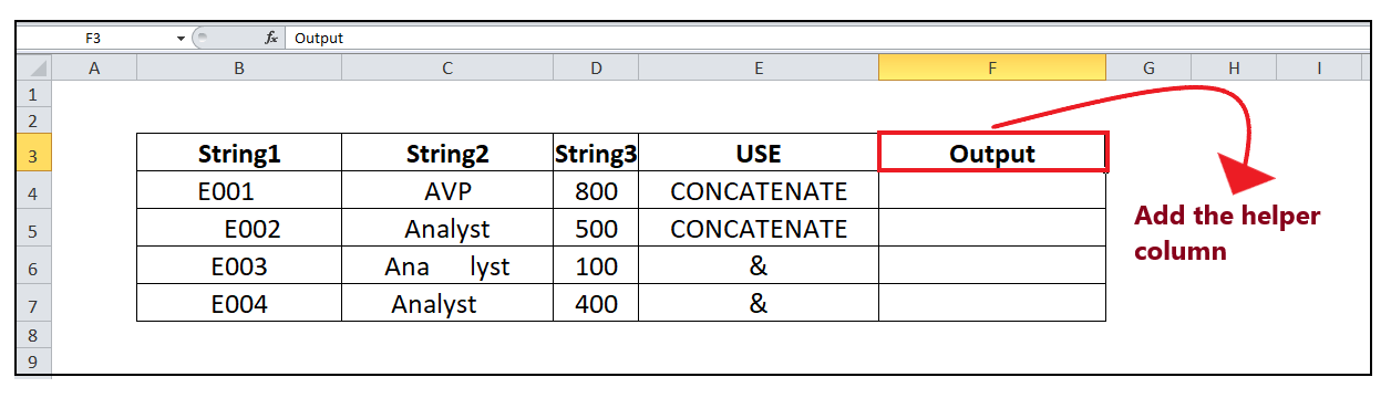 Excel TRIM Function