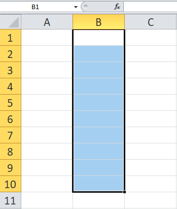 Worksheet, Rows, Columns and Cells in Excel