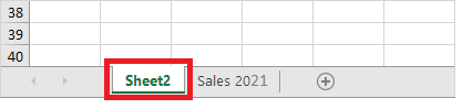 Worksheet, Rows, Columns and Cells in Excel