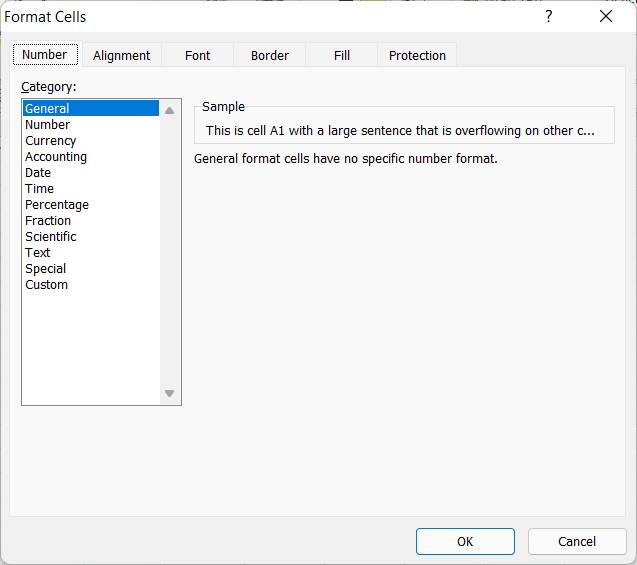 Excel Wrap Text Shortcut