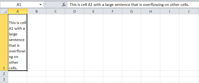 Excel Wrap Text Shortcut