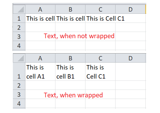 Excel Wrap Text Shortcut