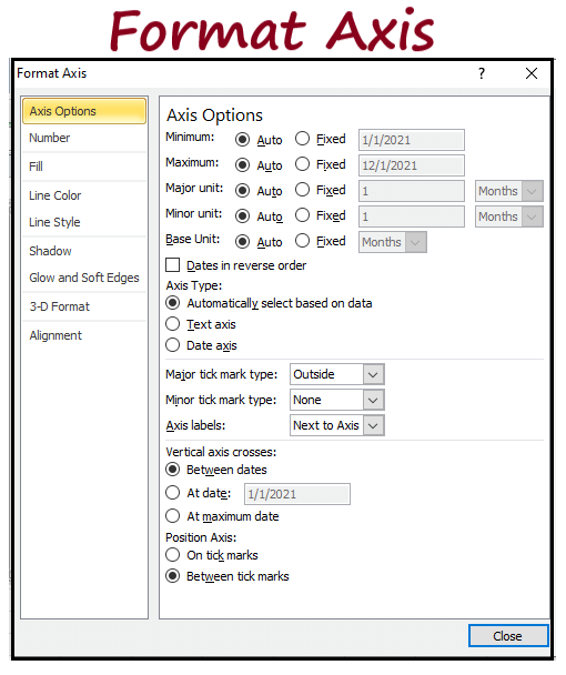 Formatting Charts