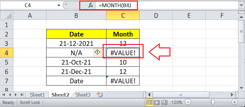 Formula Errors in Excel