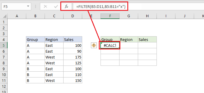 Formula Errors in Excel