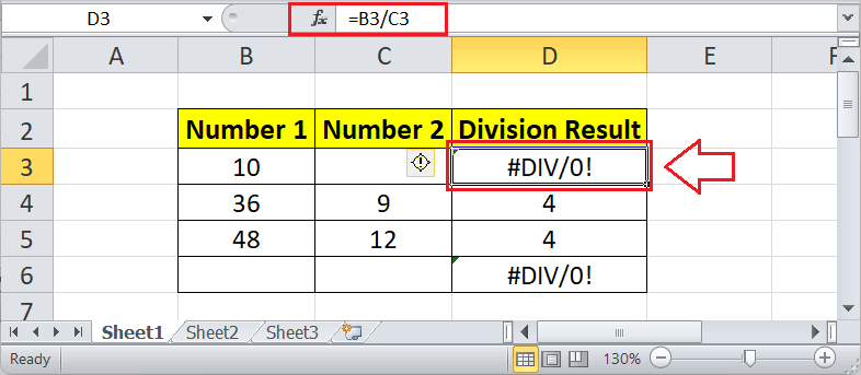 Formula Errors in Excel