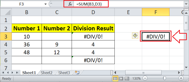 Formula Errors in Excel