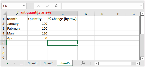 Formula for percentage of total in Excel