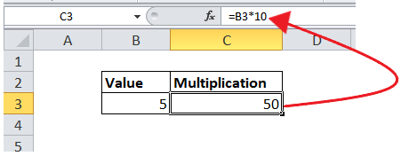 Formula reference in Excel