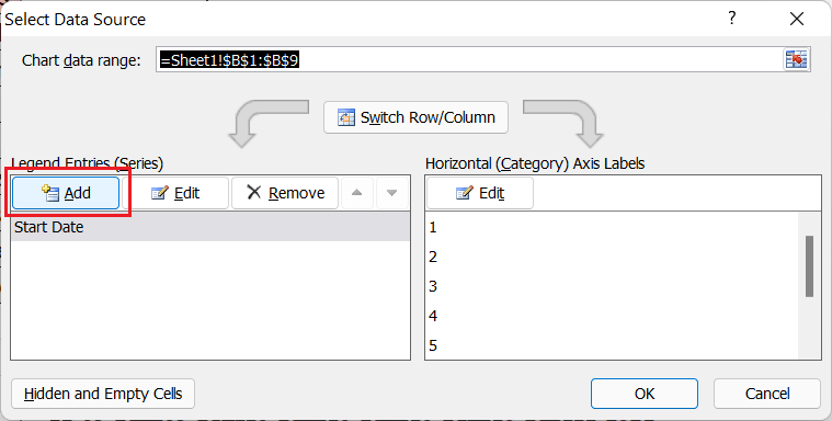 Gantt Chart Excel