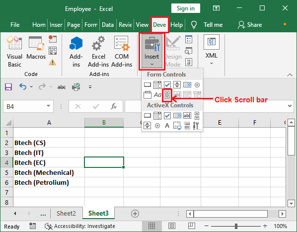 Heap map in Excel