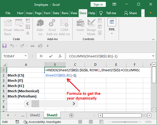 Heap map in Excel