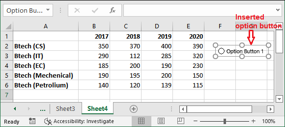 Heap map in Excel