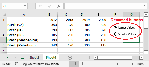 Heap map in Excel