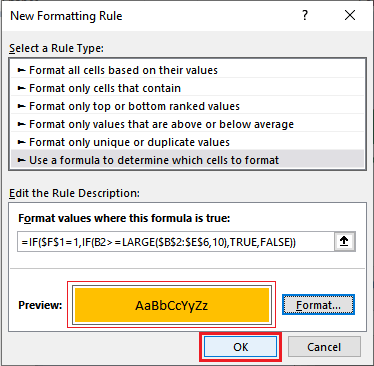 Heap map in Excel