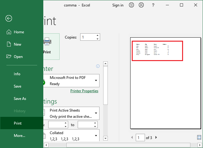 How to add page break in Excel