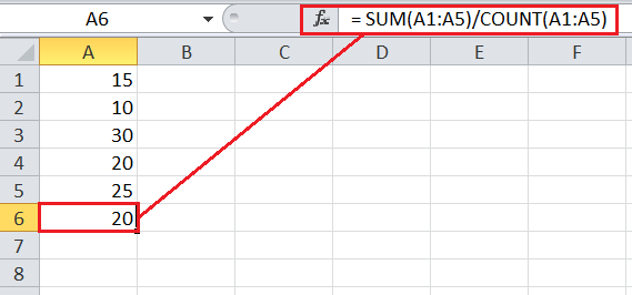 How to calculate average in Excel