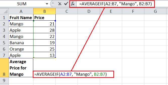 How to calculate average in Excel