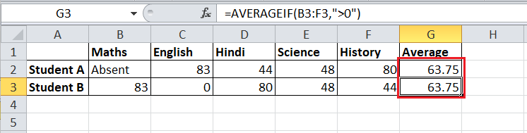 How to calculate average in Excel