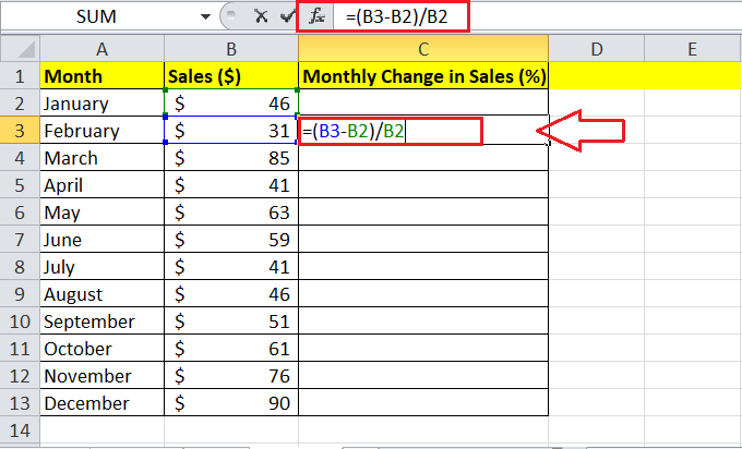 How to calculate percentage in Excel