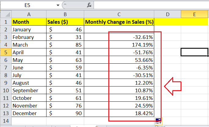 How to calculate percentage in Excel