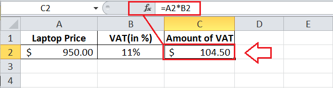 How to calculate percentage in Excel