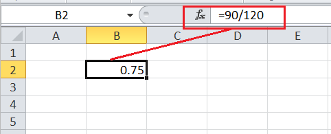 How to calculate percentage in Excel