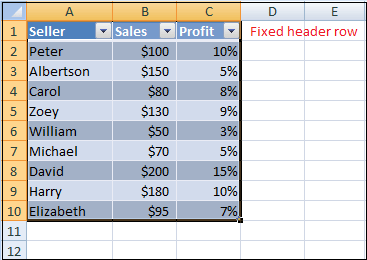 How to Freeze Cells in Excel