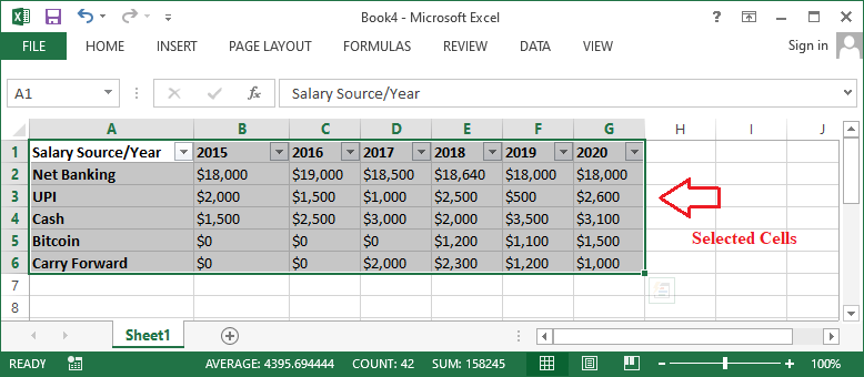 How to Insert Chart in Excel