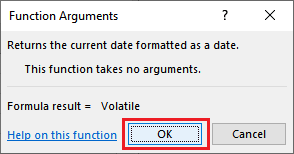 How to insert date in Excel?